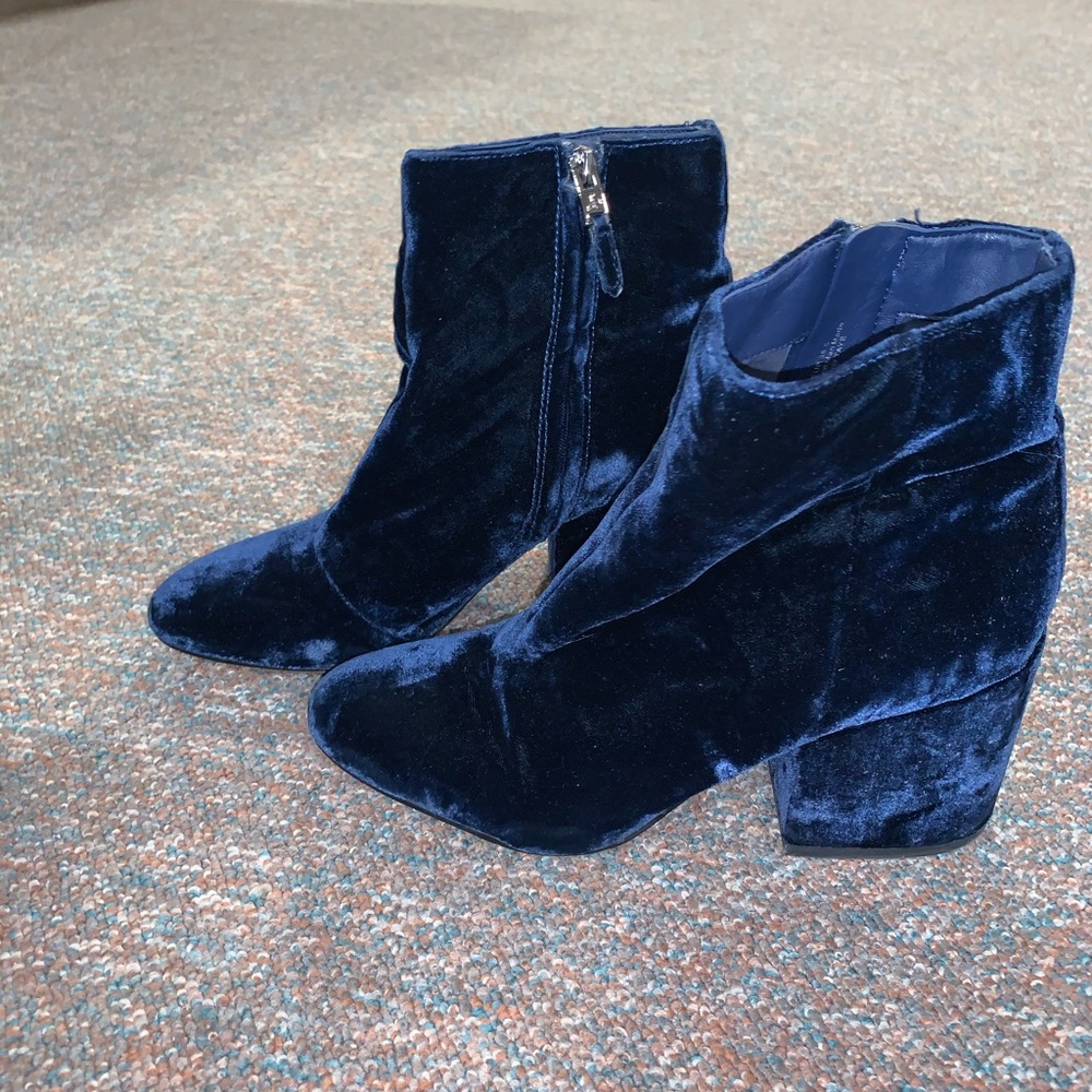 Sam Edelman velvet booties